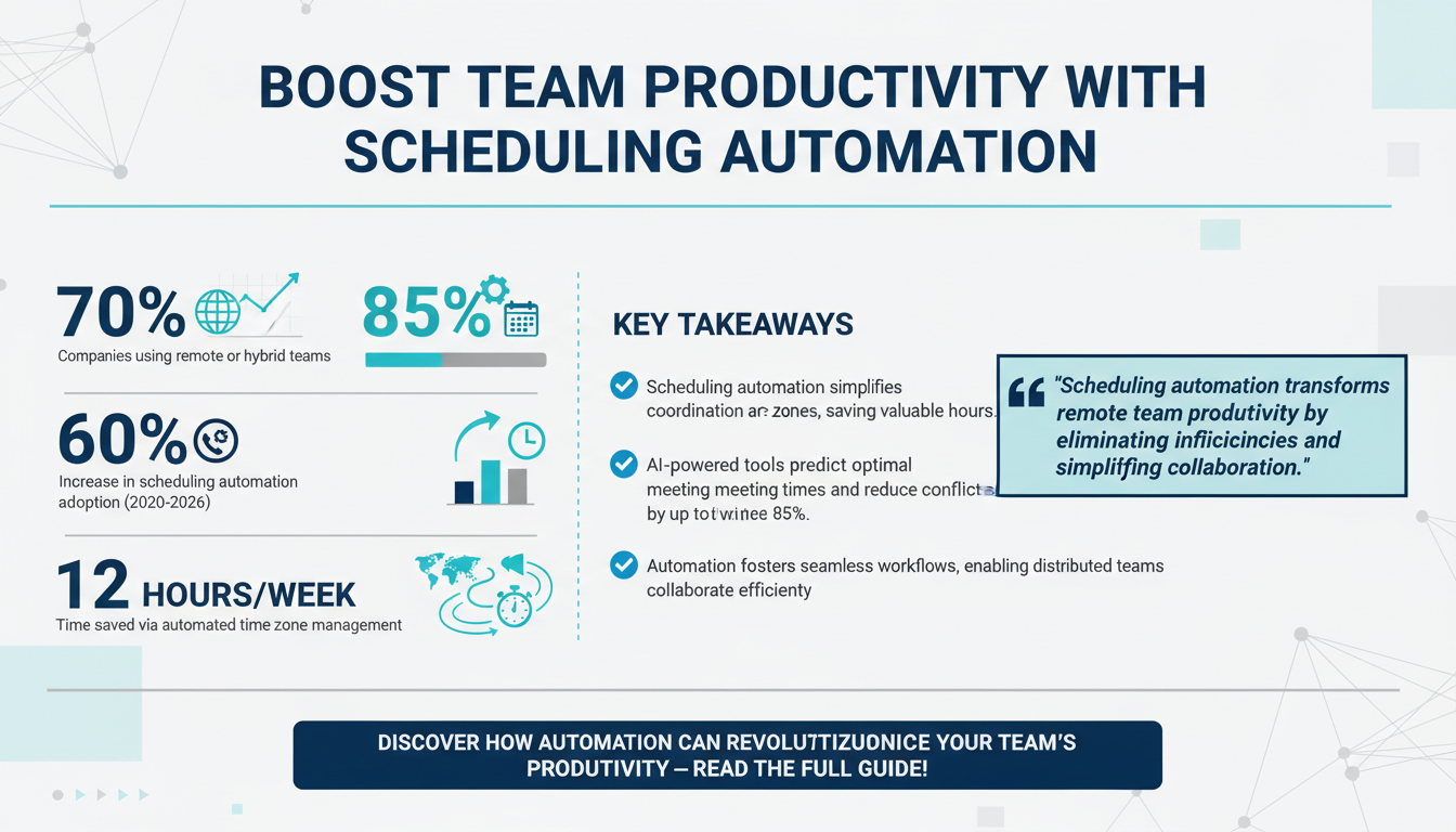 How Scheduling Automation Can Revolutionize Productivity Across Distributed Teams