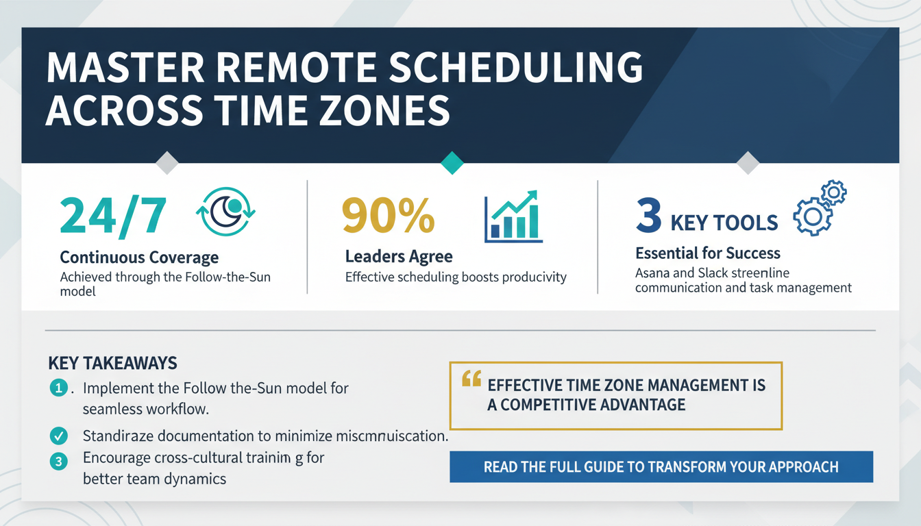 10 Strategies for Managing Team Scheduling Across Time Zones Without Losing Productivity