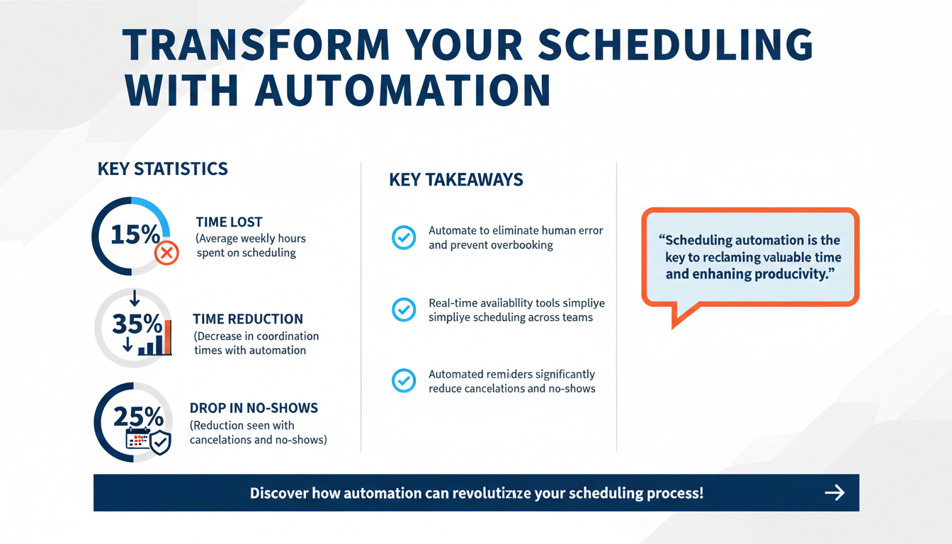 5 Common Scheduling Challenges and How Automation Solves Them