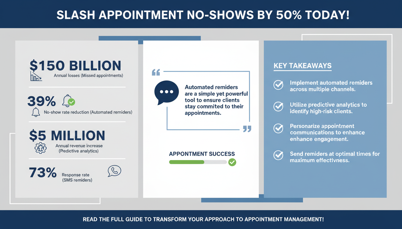 5 Proven Strategies to Reduce Appointment No-Shows by 50%