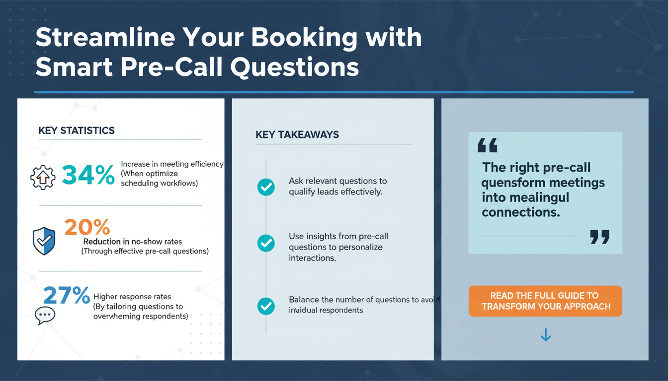 Customizing Your Booking Flow: How to Ask the Right Questions Before the Call