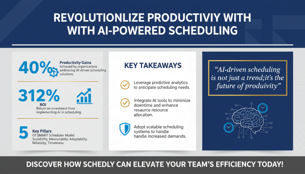 How Schedly Enhances Employee Productivity: Integrating AI with Scheduling Automation