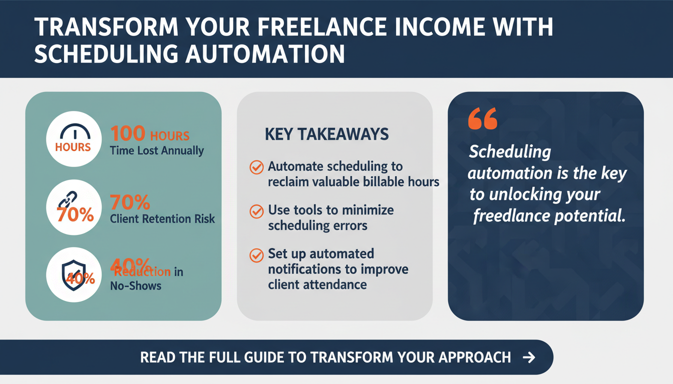 How Scheduling Automation Can Transform Freelancers’ Productivity and Income Potential