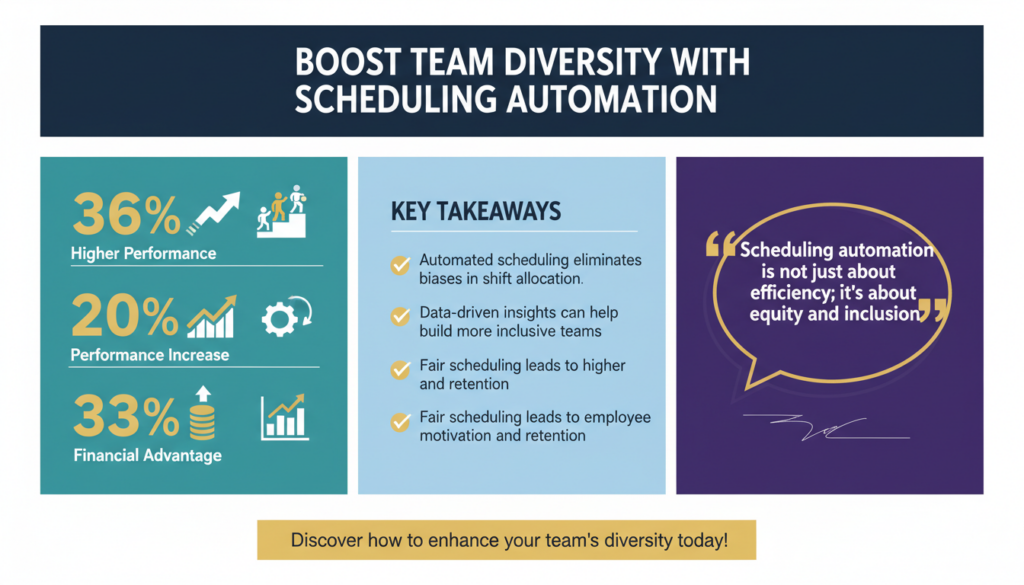 How Scheduling Automation Enhances Diversity and Inclusion in Team Management
