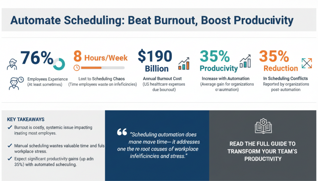 How Scheduling Automation Reduces Burnout and Boosts Productivity for Teams
