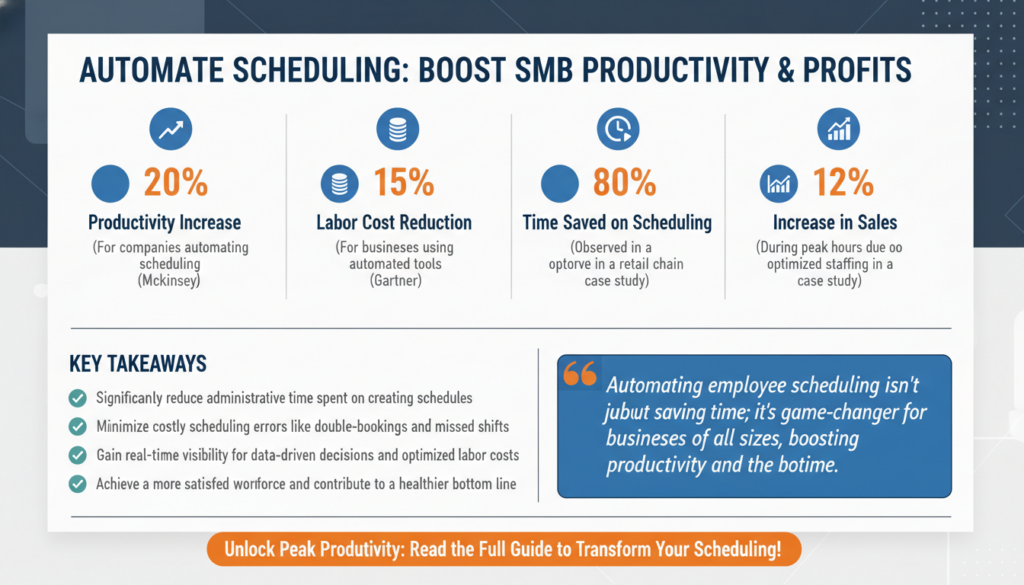 How to Automate Employee Scheduling: A Guide to Boosting SMB Productivity