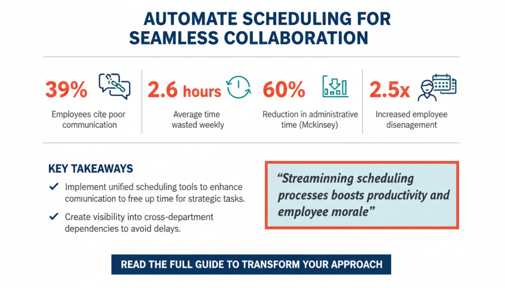How to Automate Scheduling for Seamless Cross-Department Collaboration in Medium-Sized Businesses