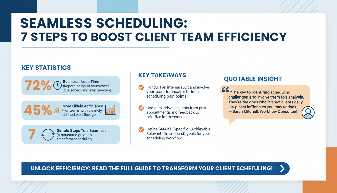 How to Build a Seamless Scheduling Workflow for Client-Facing Teams in 7 Simple Steps