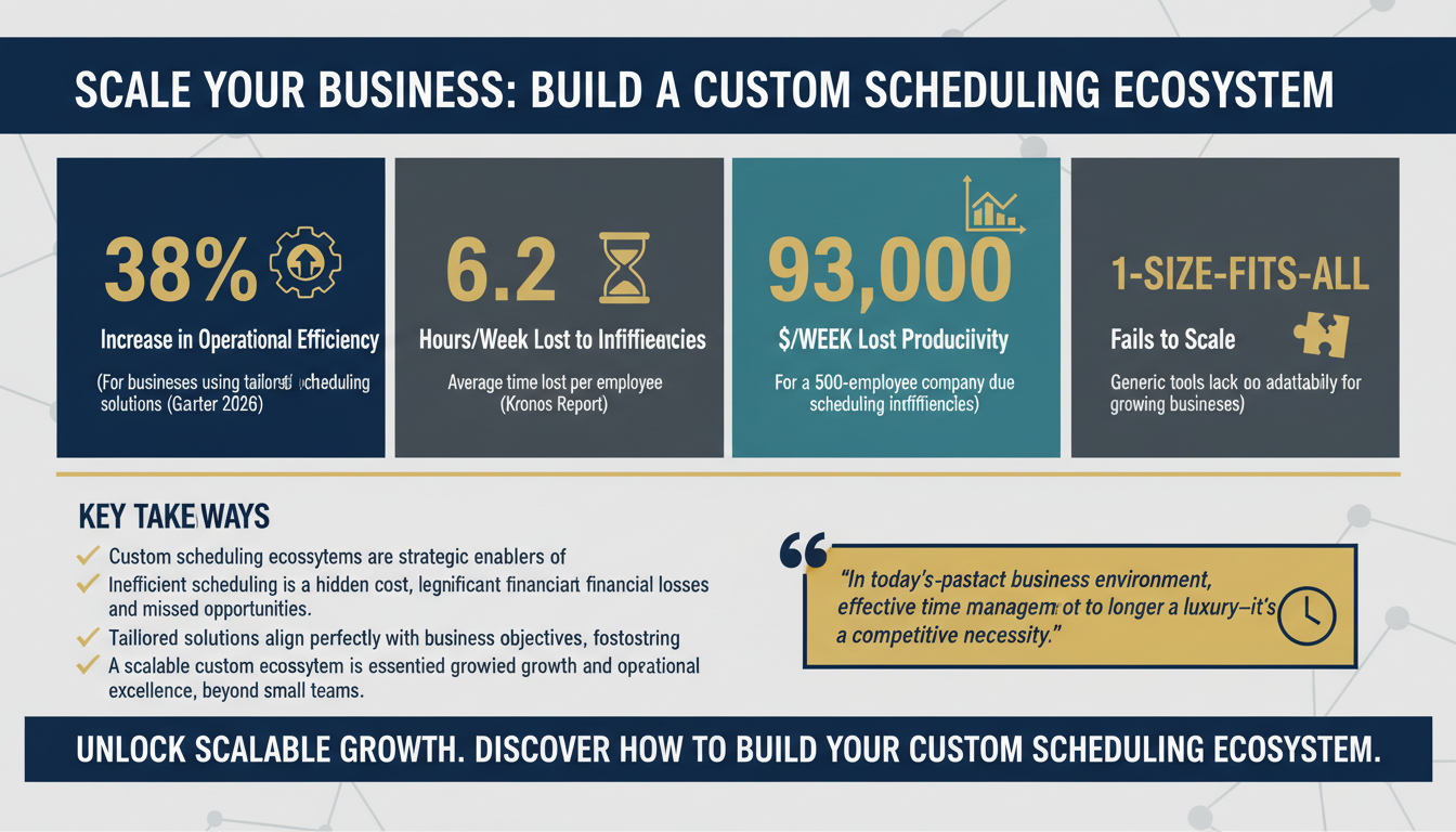 How to Create a Custom Scheduling Ecosystem That Scales with Your Business Growth