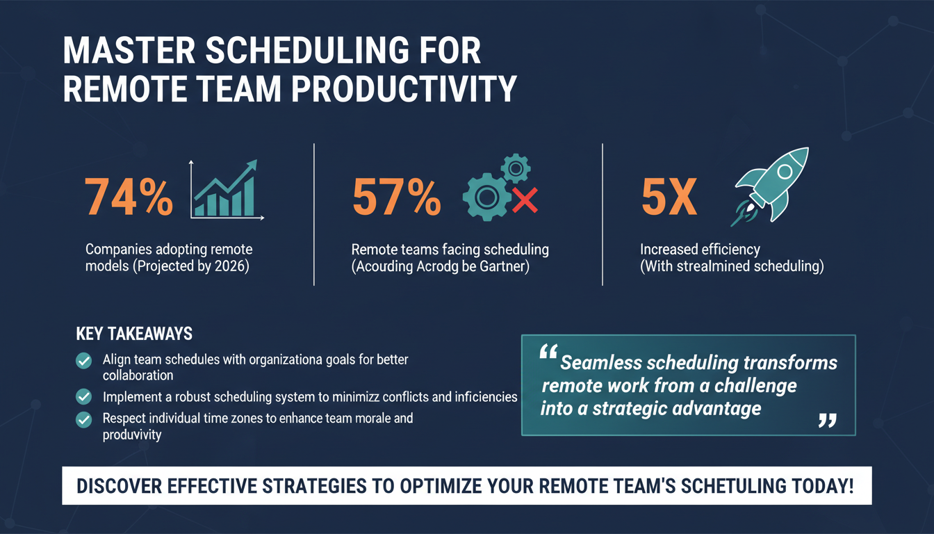 How to Create a Seamless Scheduling Experience for Remote Teams Without Sacrificing Productivity