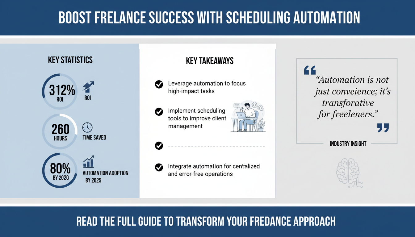 How to Leverage Scheduling Automation to Enhance Freelance Productivity and Client Management