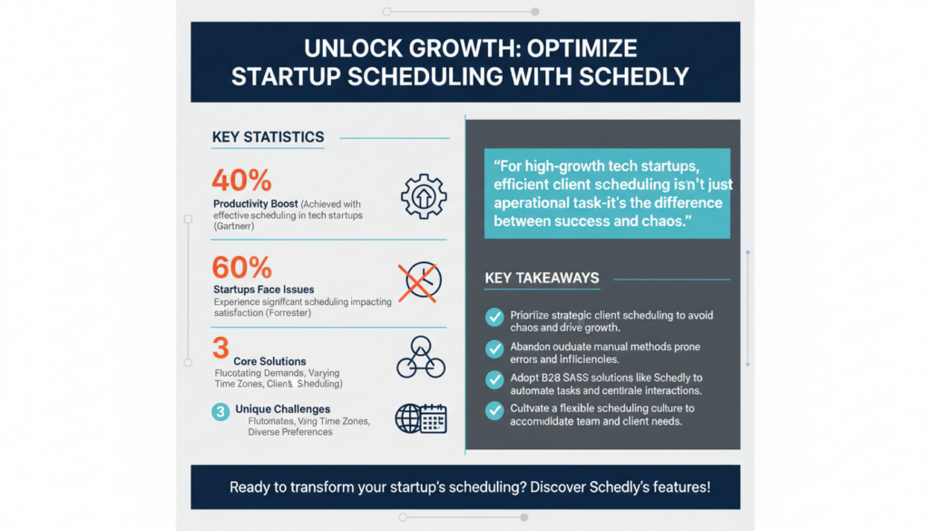 How to Optimize Client Scheduling for High-Growth Tech Startups Using Schedly