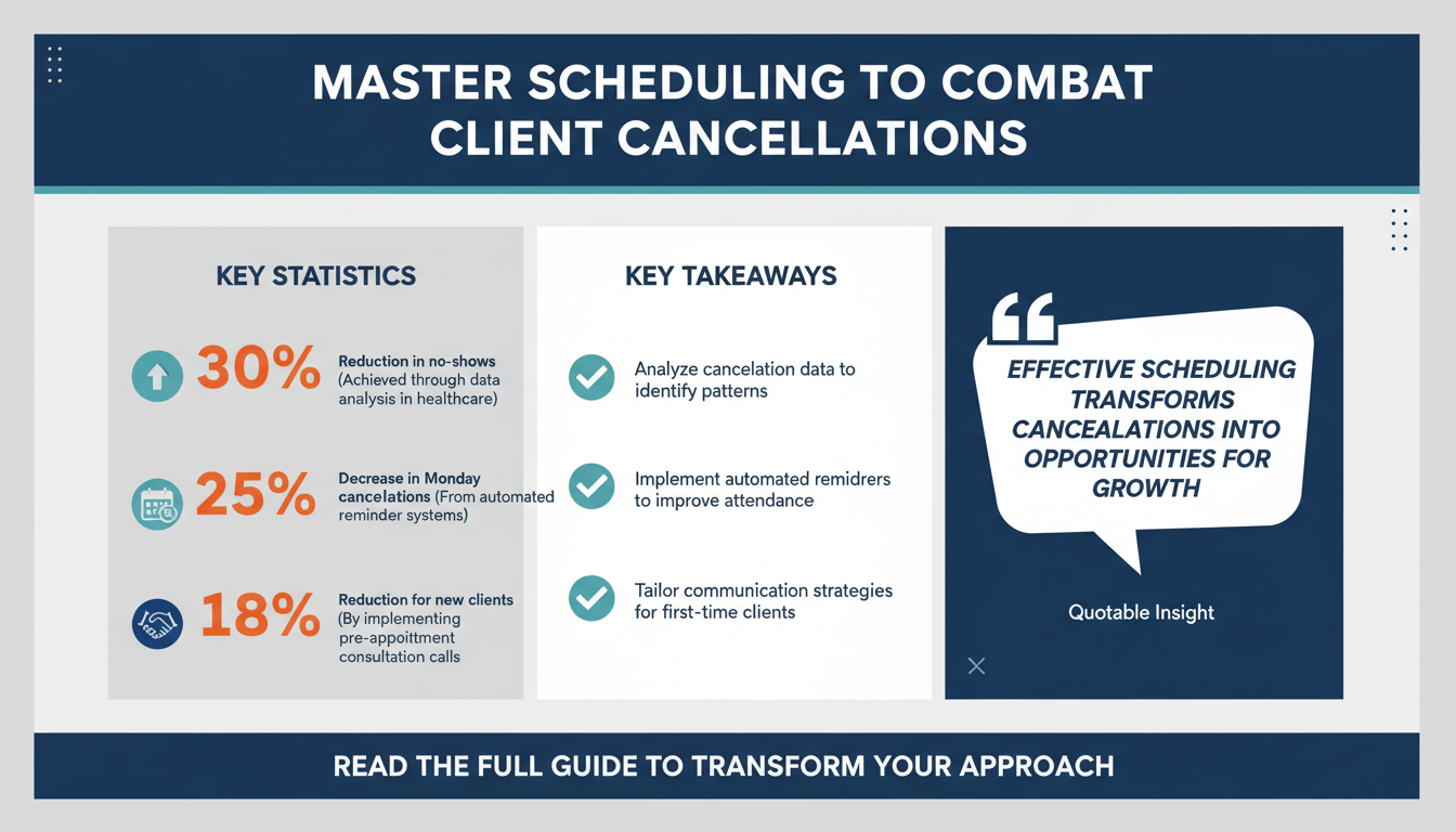 How to Optimize Scheduling for Client-Facing Teams in Industries with High Cancellation Rates