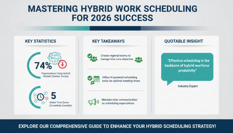 How to Solve Scheduling Challenges for Hybrid Workforces: A Comprehensive Guide for 2026