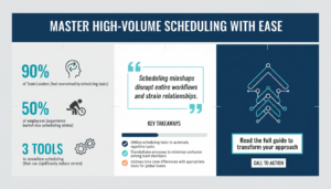 How to Streamline High-Volume Scheduling for Large Teams Without Overwhelm