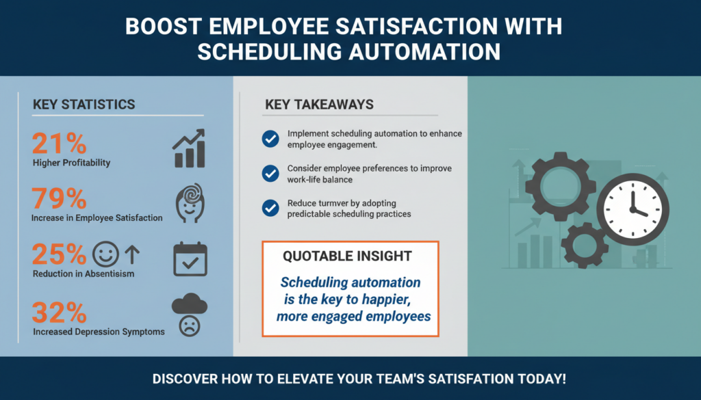 How to Use Scheduling Automation to Improve Employee Satisfaction and Retention
