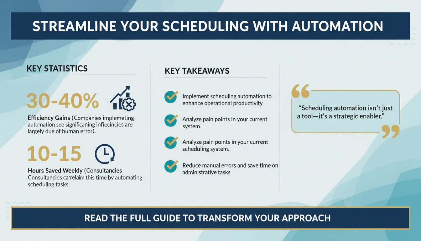 How to Use Scheduling Automation to Streamline Multi-Service Bookings for Complex Workflows