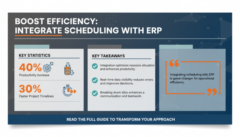 Integrating Scheduling Tools with ERP Systems: Unlocking Efficiency for Large Enterprises