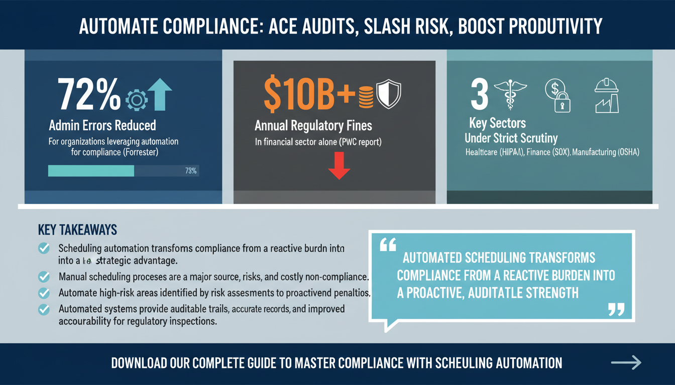 How to Leverage Scheduling Automation for Compliance and Audit Preparation in Regulated Industries