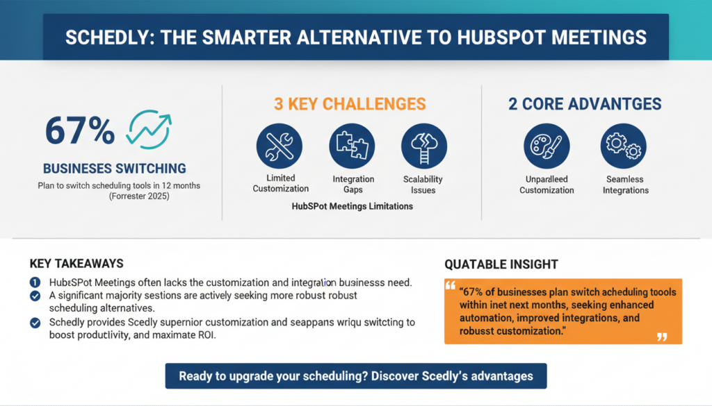 Looking for a Hubspot Meetings Alternative? Why Schedly is the Answer