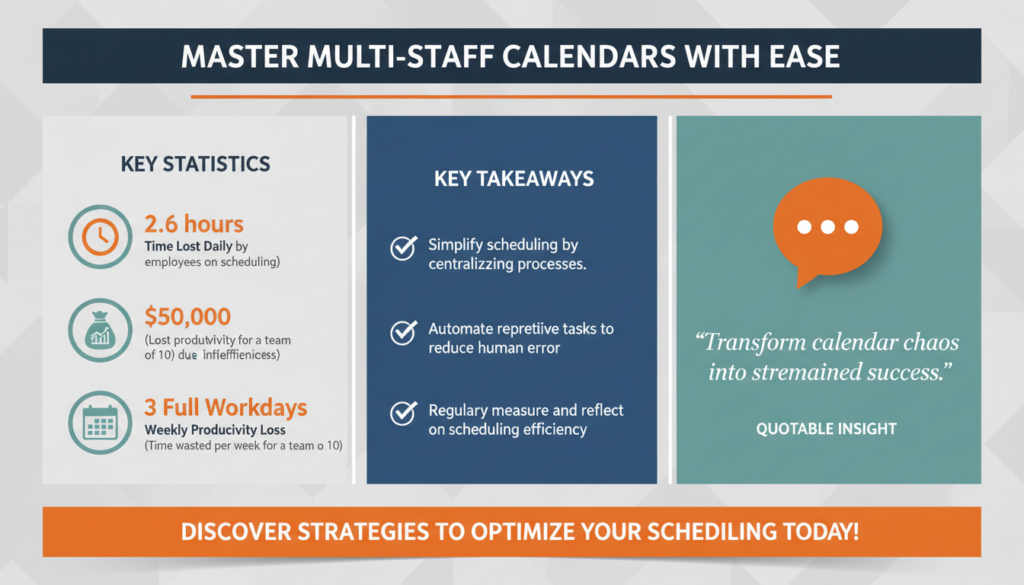 Managing Multi-Staff Calendars Without the Admin Headache