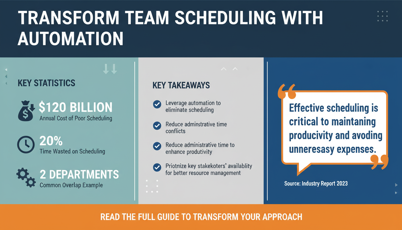 The 8 Most Common Scheduling Challenges for Teams and How Automation Solves Them