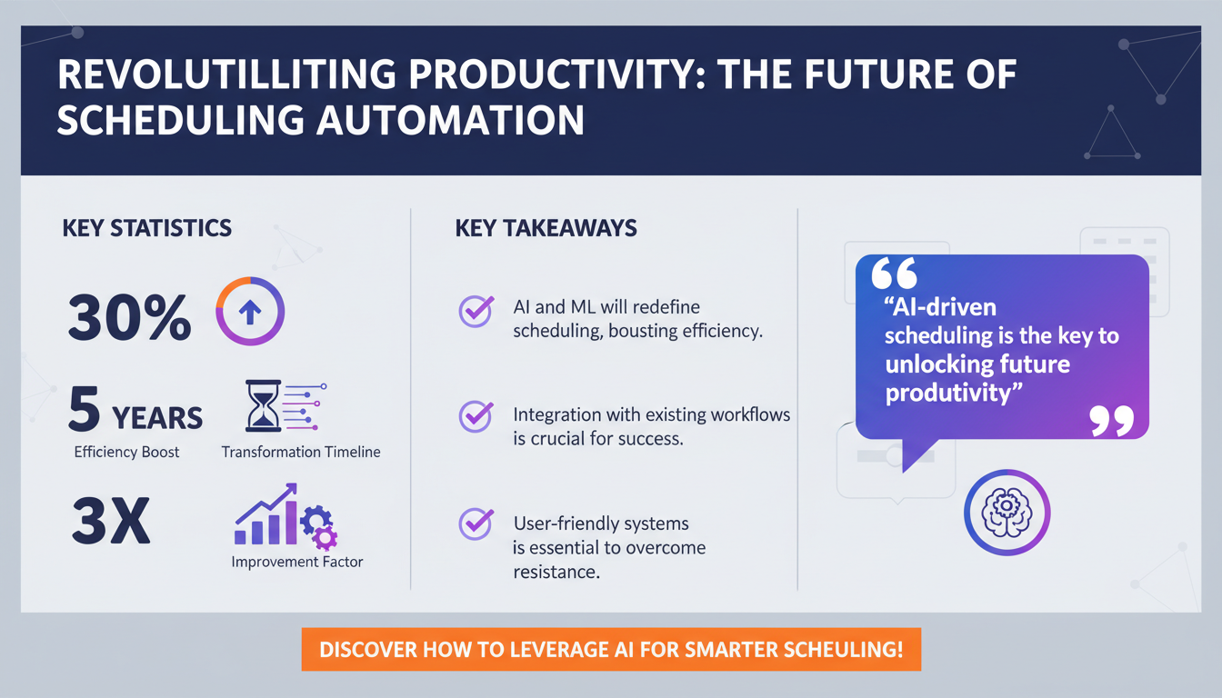 The Evolution of Scheduling Automation: What to Expect in the Next Five Years
