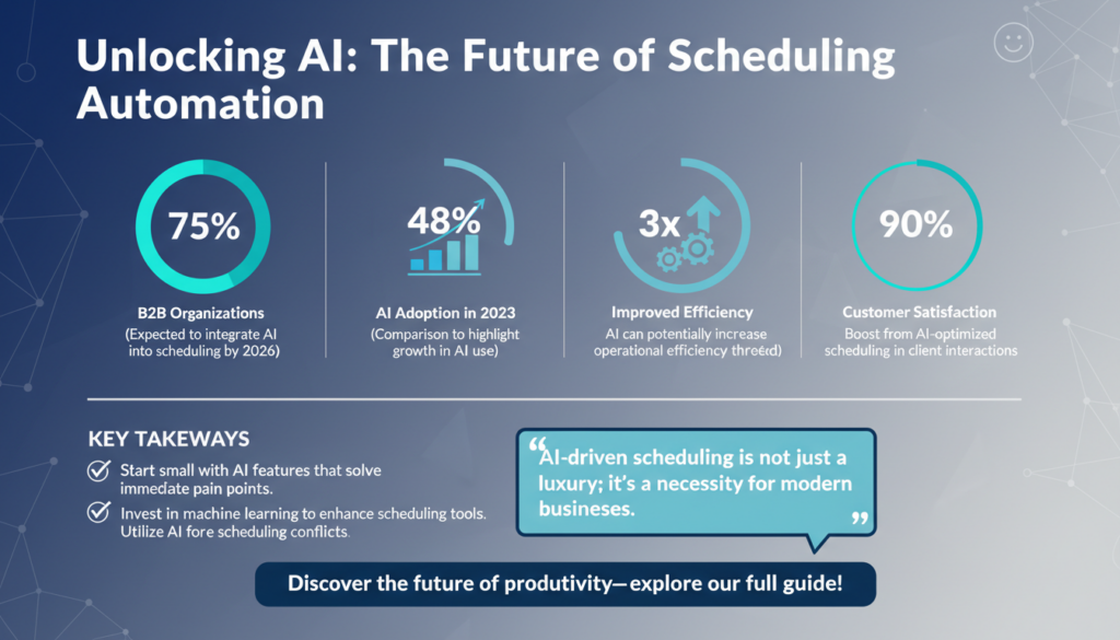 The Future of Scheduling Automation: Trends Transforming B2B Productivity Tools in 2026