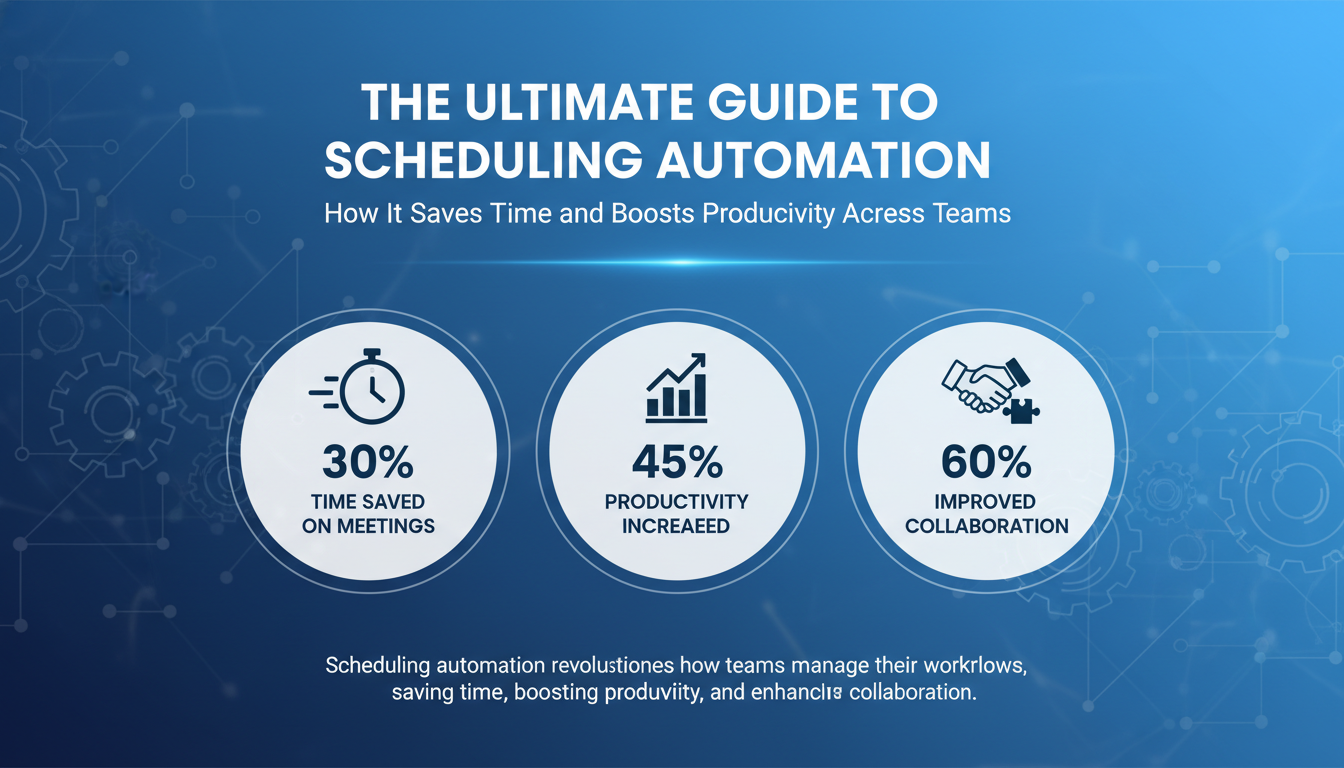 The Ultimate Guide to Scheduling Automation: How It Saves Time and Boosts Productivity Across Teams
