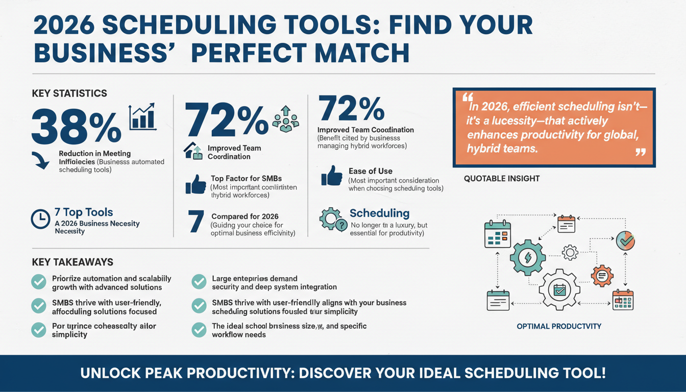 Top 7 Scheduling Tools Compared: Which is Best for Your Business in 2026?