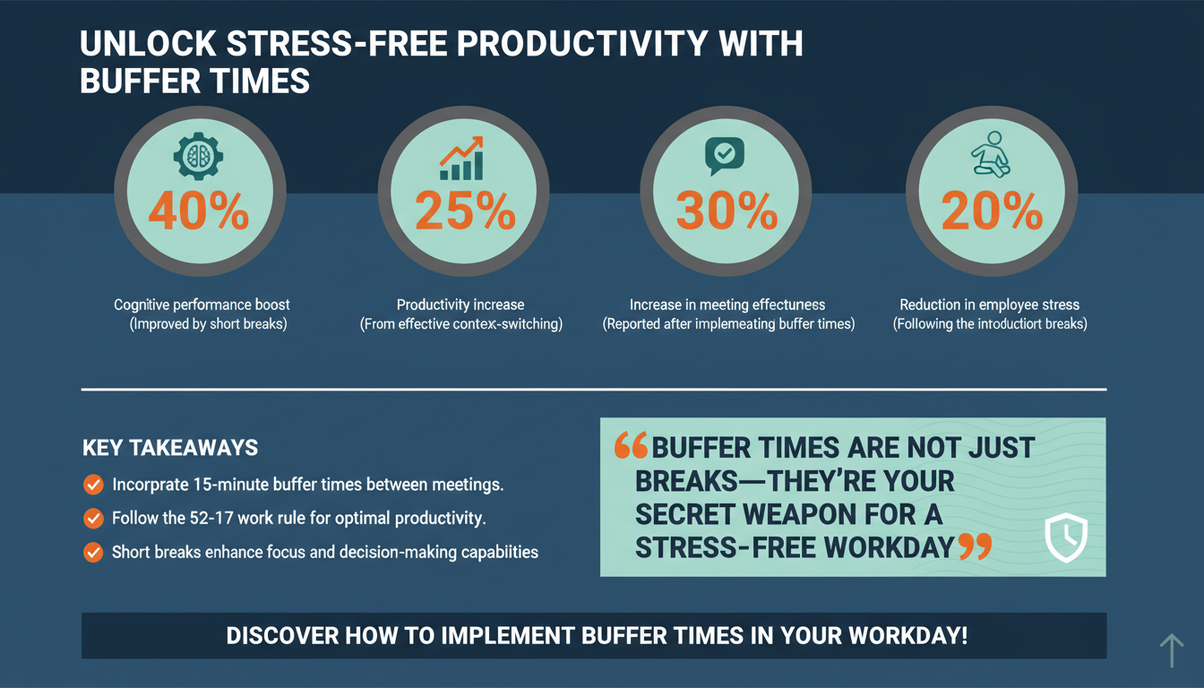 Why Buffer Times are the Secret to a Stress-Free Workday