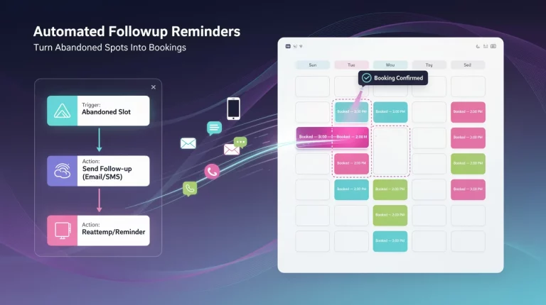 Automated Followup Reminders: Turn Abandoned Spots Into Bookings